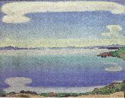 Ferdinand Hodler Lake Geneva seen from Chexbres oil on canvas